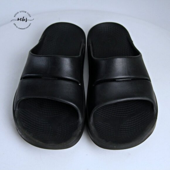 Oofos Ooahh Recovery Slide Shoes Black‎ Men 14 main image 4